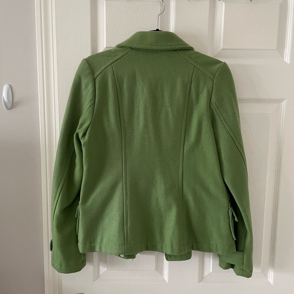 Green Pea Coat - Picture 5 of 9